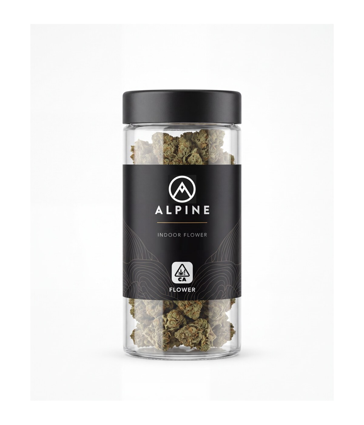 A jar of Alpine indoor flower.